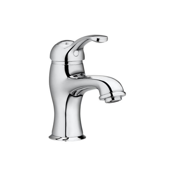 Grifería de lavabo alta Roca Carmen con desagüe automático cromo con aireador